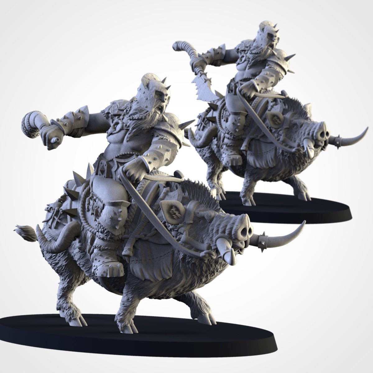 Caballería de los Colmilludos · Miniatura 32mm · Ogros del Norte · Drakholm