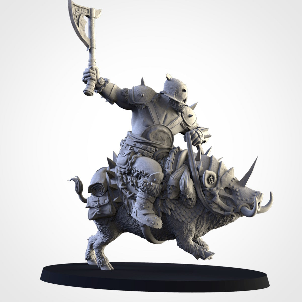 Caballería de los Colmilludos · Miniatura 32mm · Ogros del Norte · Drakholm