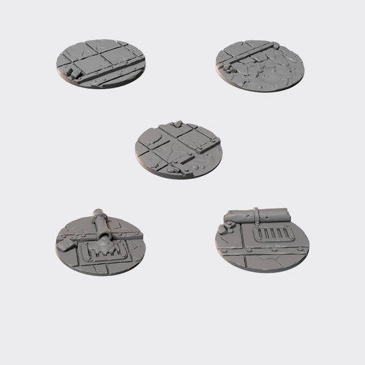Pack Anvil Wardens Topper 32mm B — bits de conversión sci-fi grimdark de Greytide Studio, resina 32mm sin pintar