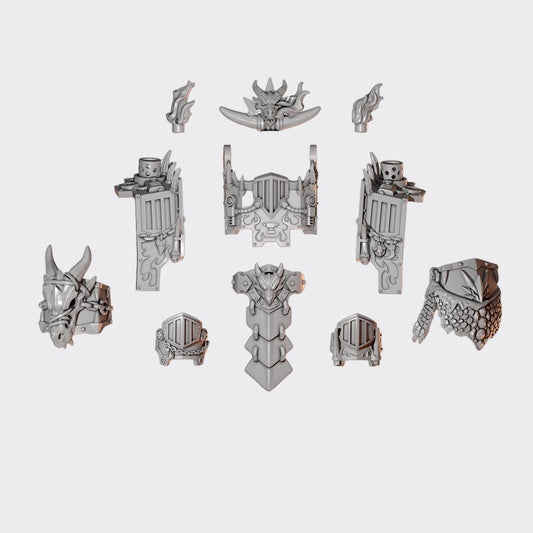 Pack conversión Dreadnought Anvil Wardens — bits de conversión sci-fi grimdark de Greytide Studio, resina 32mm sin pintar