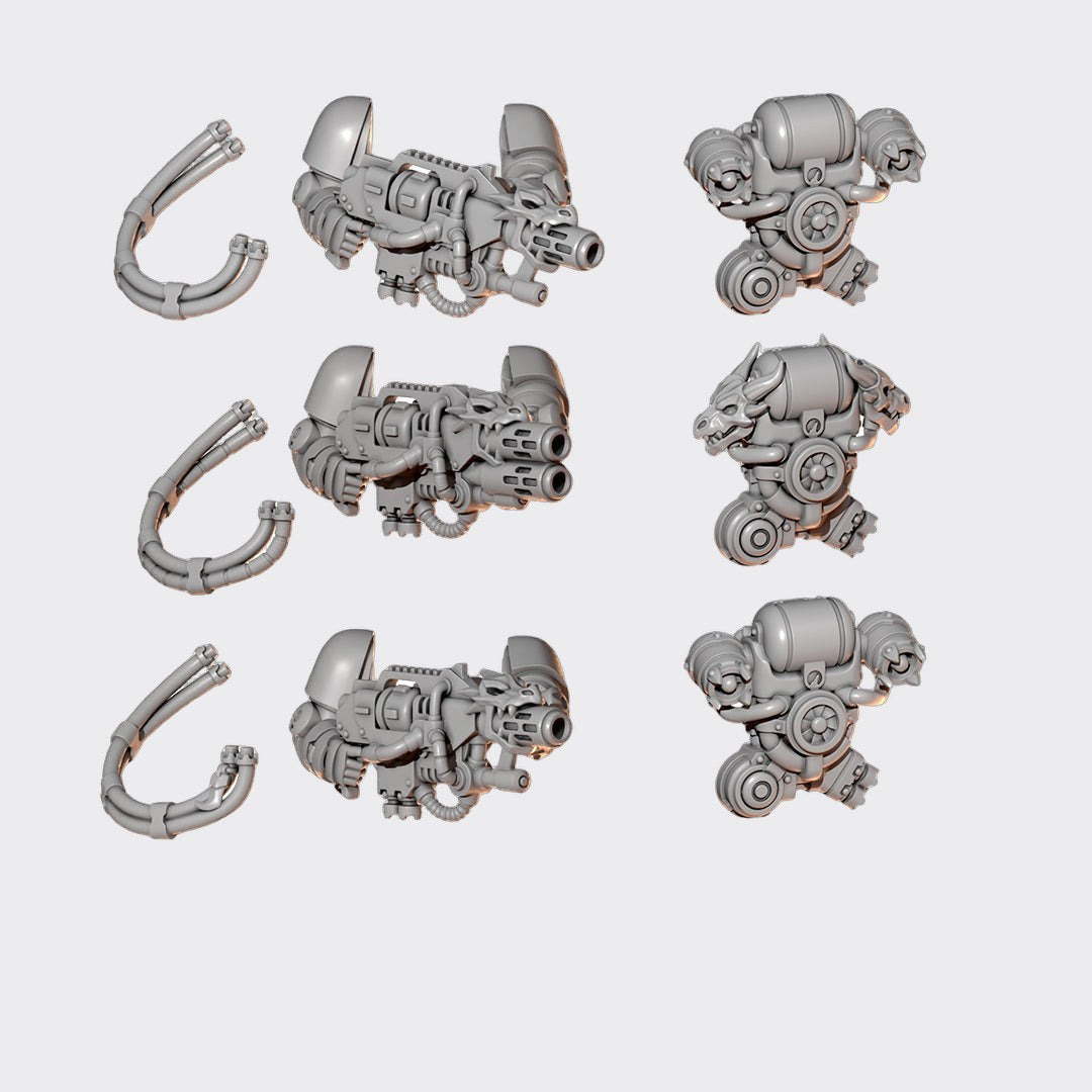Pack conversión eradicator Anvil Wardens A — bits de conversión sci-fi grimdark de Greytide Studio, resina 32mm sin pintar