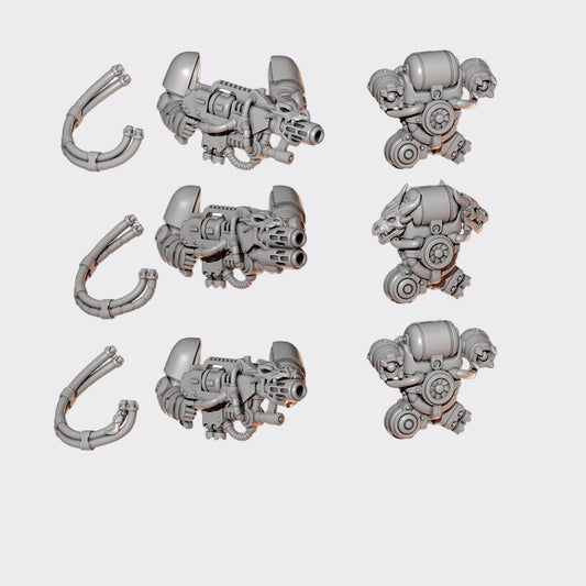 Pack conversión eradicator Anvil Wardens A — bits de conversión sci-fi grimdark de Greytide Studio, resina 32mm sin pintar