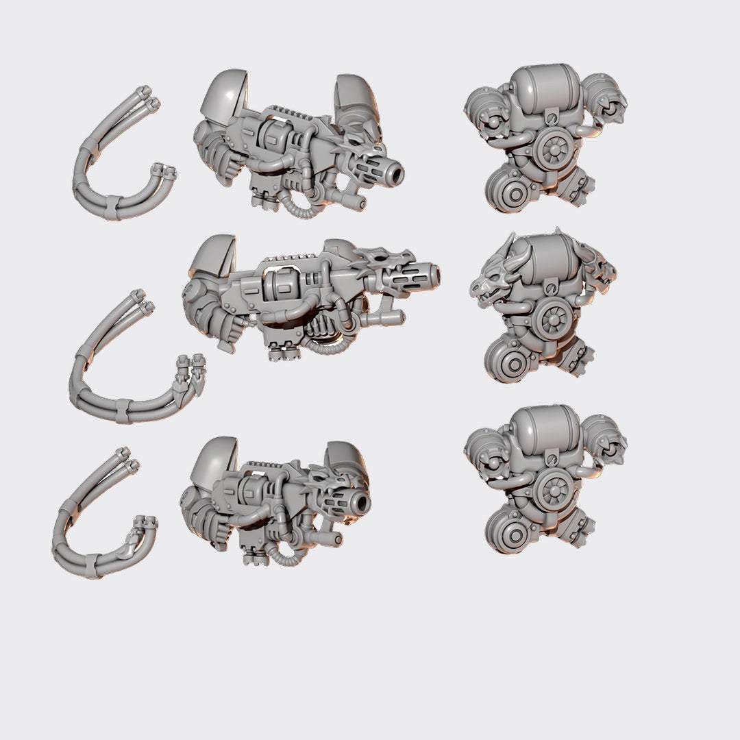 Pack conversión eradicator Anvil Wardens B — bits de conversión sci-fi grimdark de Greytide Studio, resina 32mm sin pintar