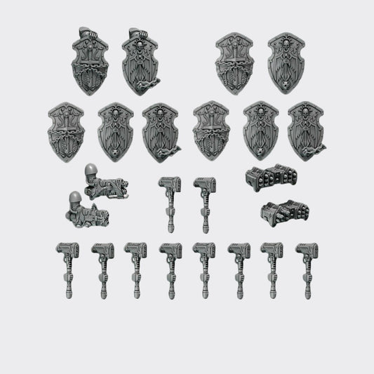 Pack Terminators Eternal Pilgrims — bits de conversión sci-fi grimdark de Greytide Studio, resina 32mm sin pintar
