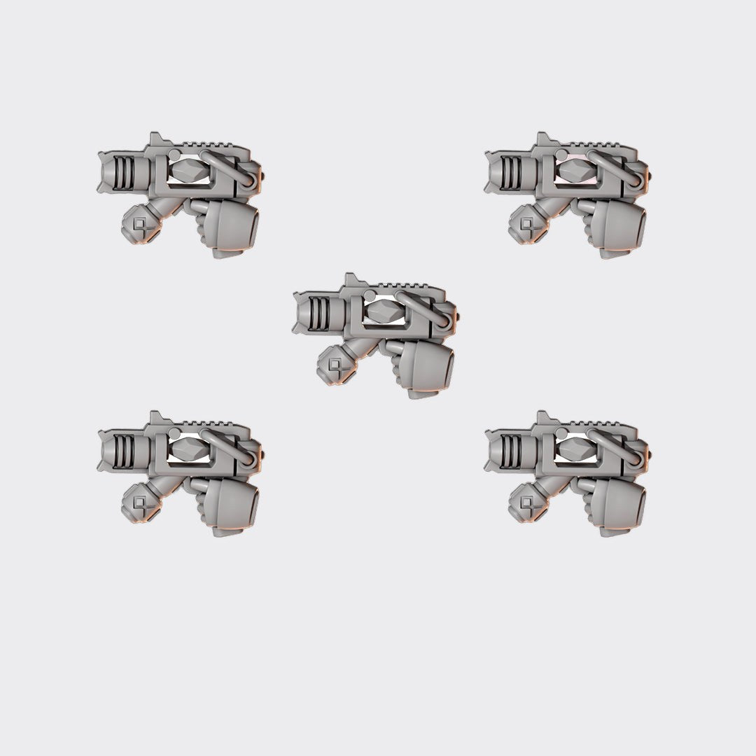 Pistola congelante Primal Hounds A — bits de conversión sci-fi grimdark de Greytide Studio, resina 32mm sin pintar