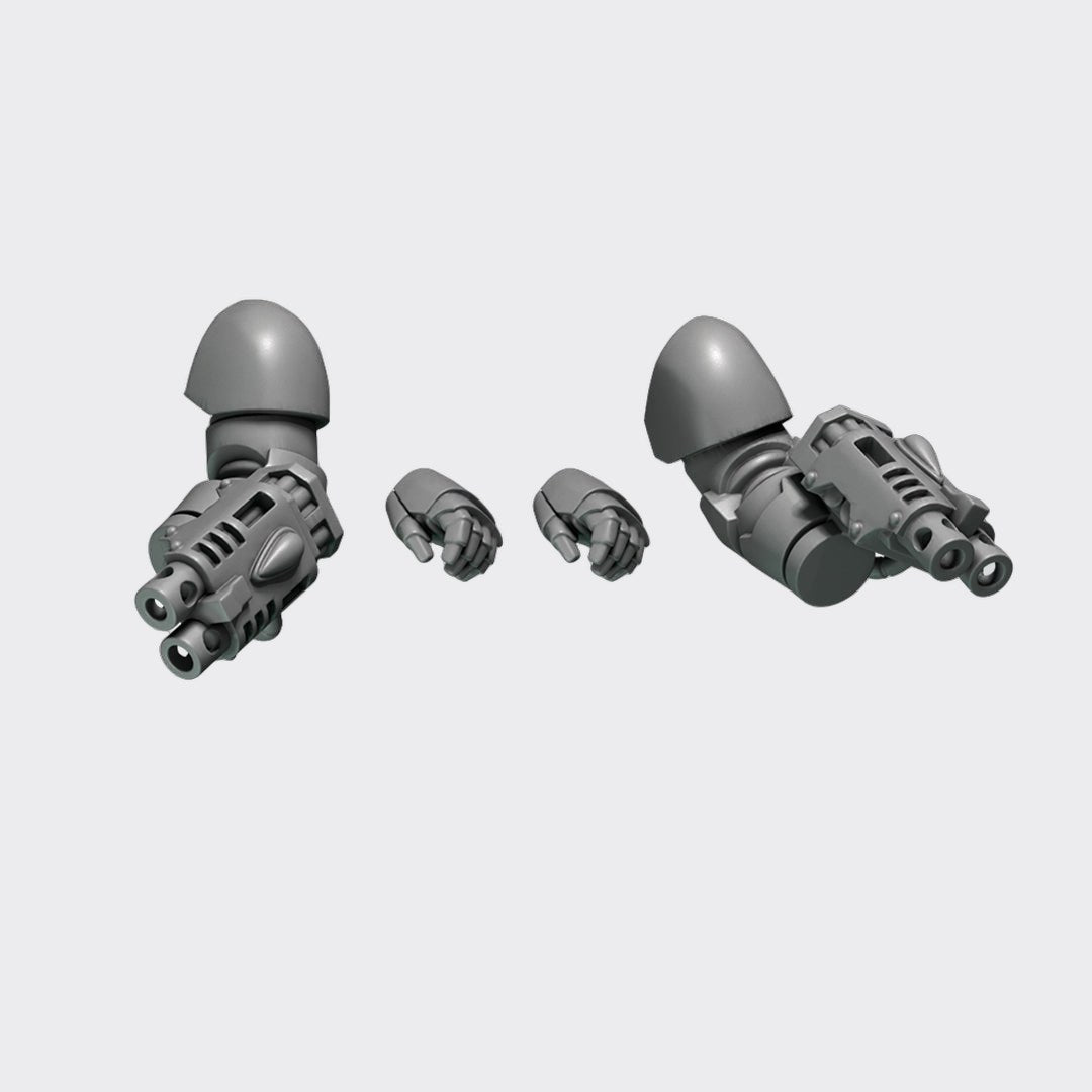 Pistola Crimson Lords — bits de conversión sci-fi grimdark de Greytide Studio, resina 32mm sin pintar