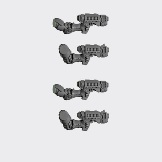 Pistola de plasma B — bits de conversión sci-fi grimdark de Greytide Studio, resina 32mm sin pintar