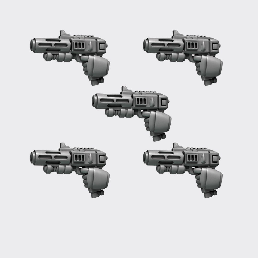 Pistola infierno Crimson Lords A — bits de conversión sci-fi grimdark de Greytide Studio, resina 32mm sin pintar