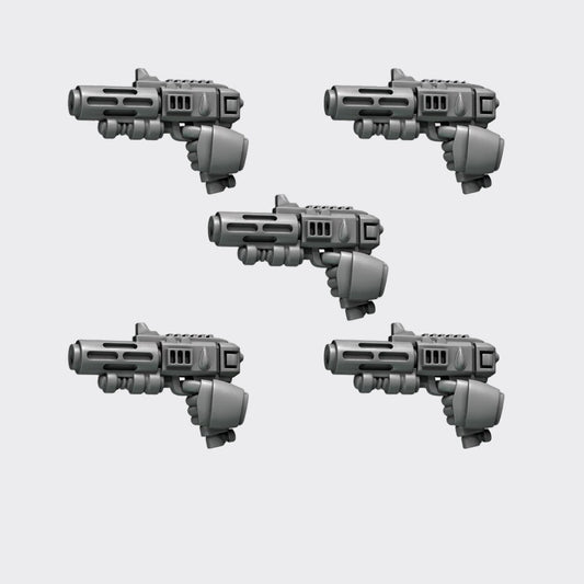 Pistola infierno Crimson Lords A — bits de conversión sci-fi grimdark de Greytide Studio, resina 32mm sin pintar