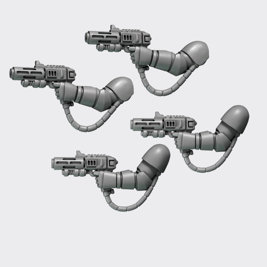 Pistola infierno Crimson Lords B — bits de conversión sci-fi grimdark de Greytide Studio, resina 32mm sin pintar
