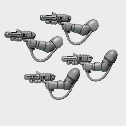 Pistola infierno Crimson Lords B — bits de conversión sci-fi grimdark de Greytide Studio, resina 32mm sin pintar