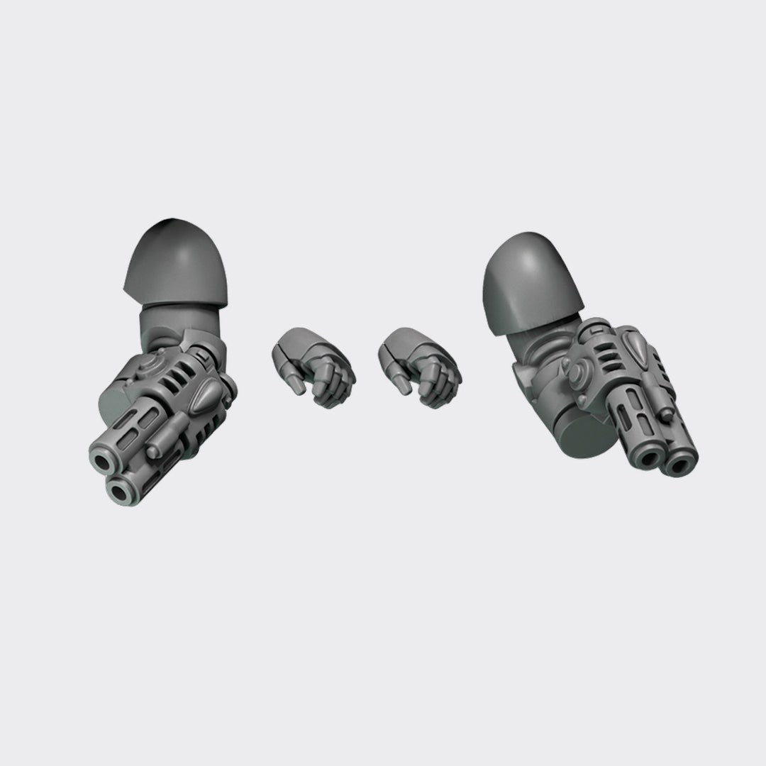 Pistola infierno Crimson Lords C — bits de conversión sci-fi grimdark de Greytide Studio, resina 32mm sin pintar