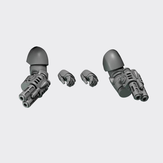 Pistola infierno Crimson Lords C — bits de conversión sci-fi grimdark de Greytide Studio, resina 32mm sin pintar
