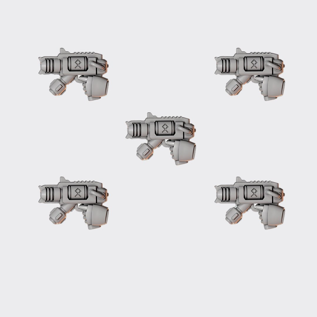Pistola infierno Primal Hounds A — bits de conversión sci-fi grimdark de Greytide Studio, resina 32mm sin pintar