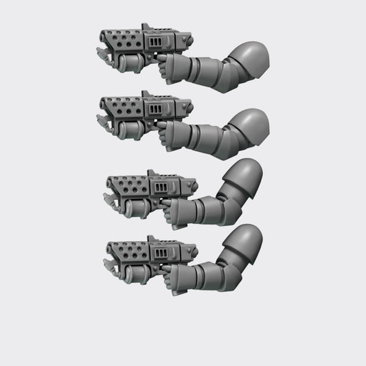 Pistola lanzallamas Crimson Lords B — bits de conversión sci-fi grimdark de Greytide Studio, resina 32mm sin pintar