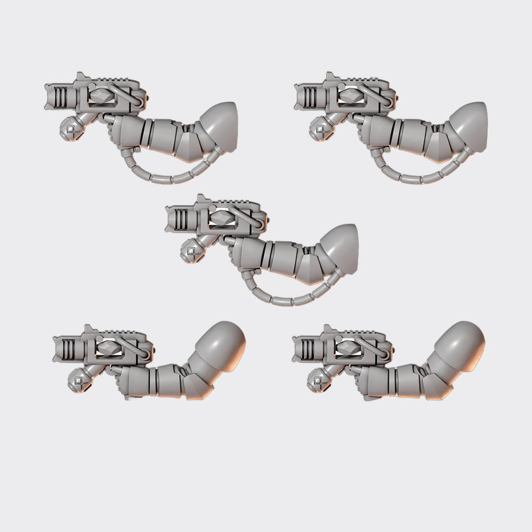 Pistolas congelante Primal Hounds B — bits de conversión sci-fi grimdark de Greytide Studio, resina 32mm sin pintar