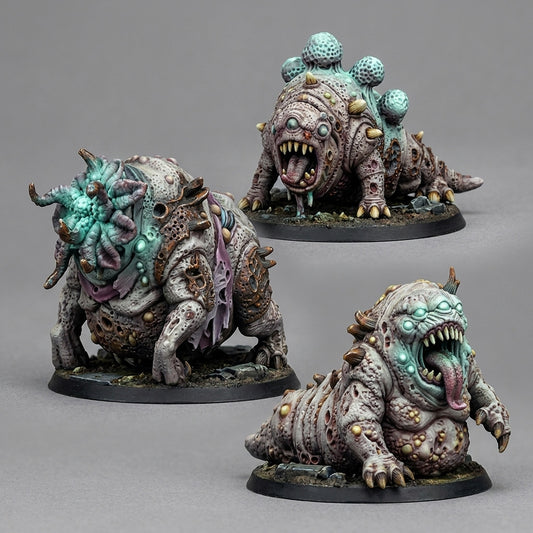 Miniatura Bestias de la Plaga Reinos del Caos resina 32mm sin pintar - Drakholm