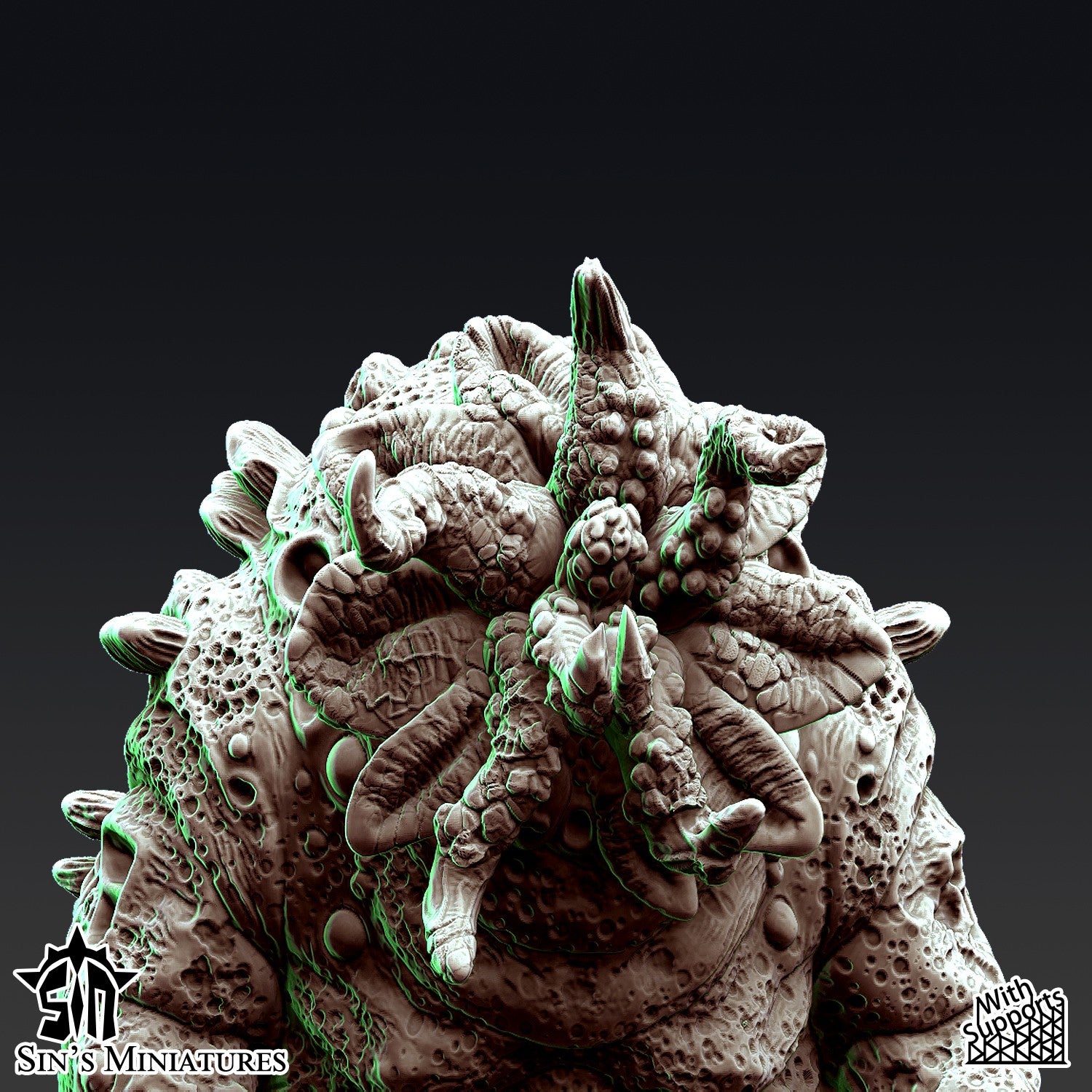 Miniatura Bestias de la Plaga Reinos del Caos resina 32mm sin pintar - Drakholm