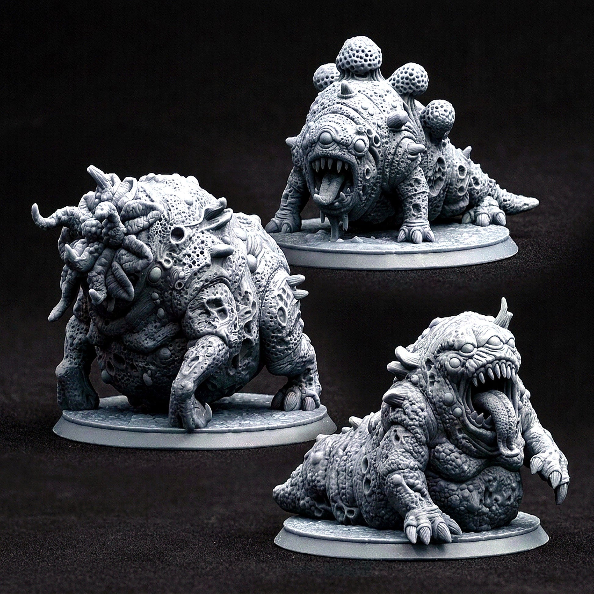 Miniatura Bestias de la Plaga Reinos del Caos resina 32mm sin pintar - Drakholm