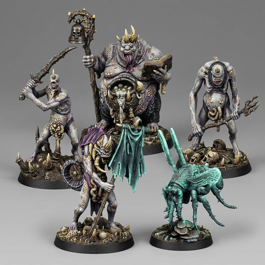 Miniatura Jardineros Demoniacos de la Plaga Reinos del Caos resina 32mm sin pintar - Drakholm