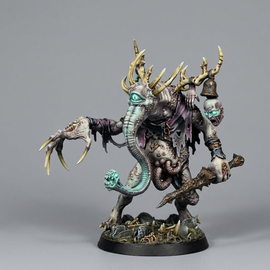 Miniatura Demonio Presagio de la Plaga Reinos del Caos resina 32mm sin pintar - Drakholm