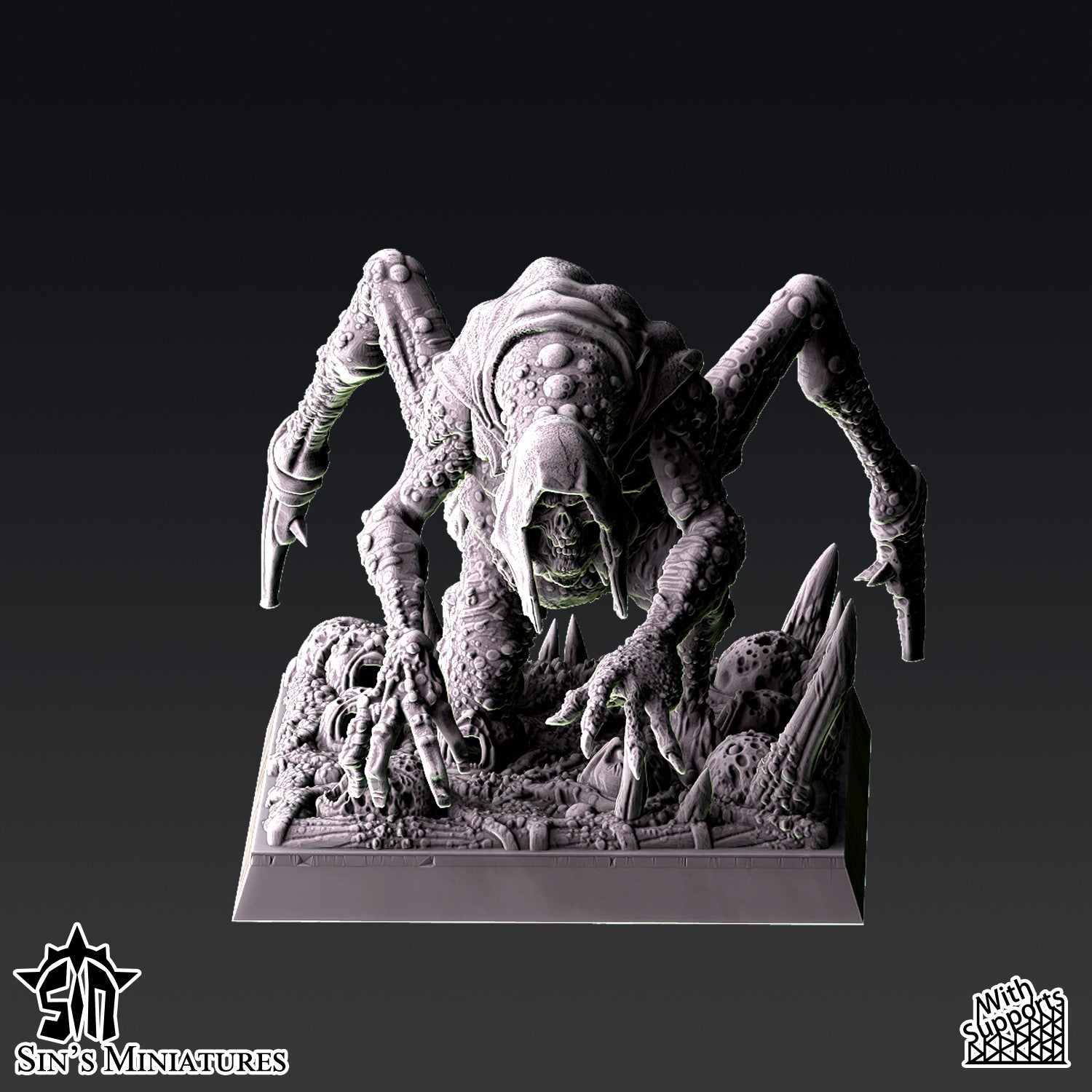 Miniatura Renegados de la Plaga Reinos del Caos resina 32mm sin pintar - Drakholm