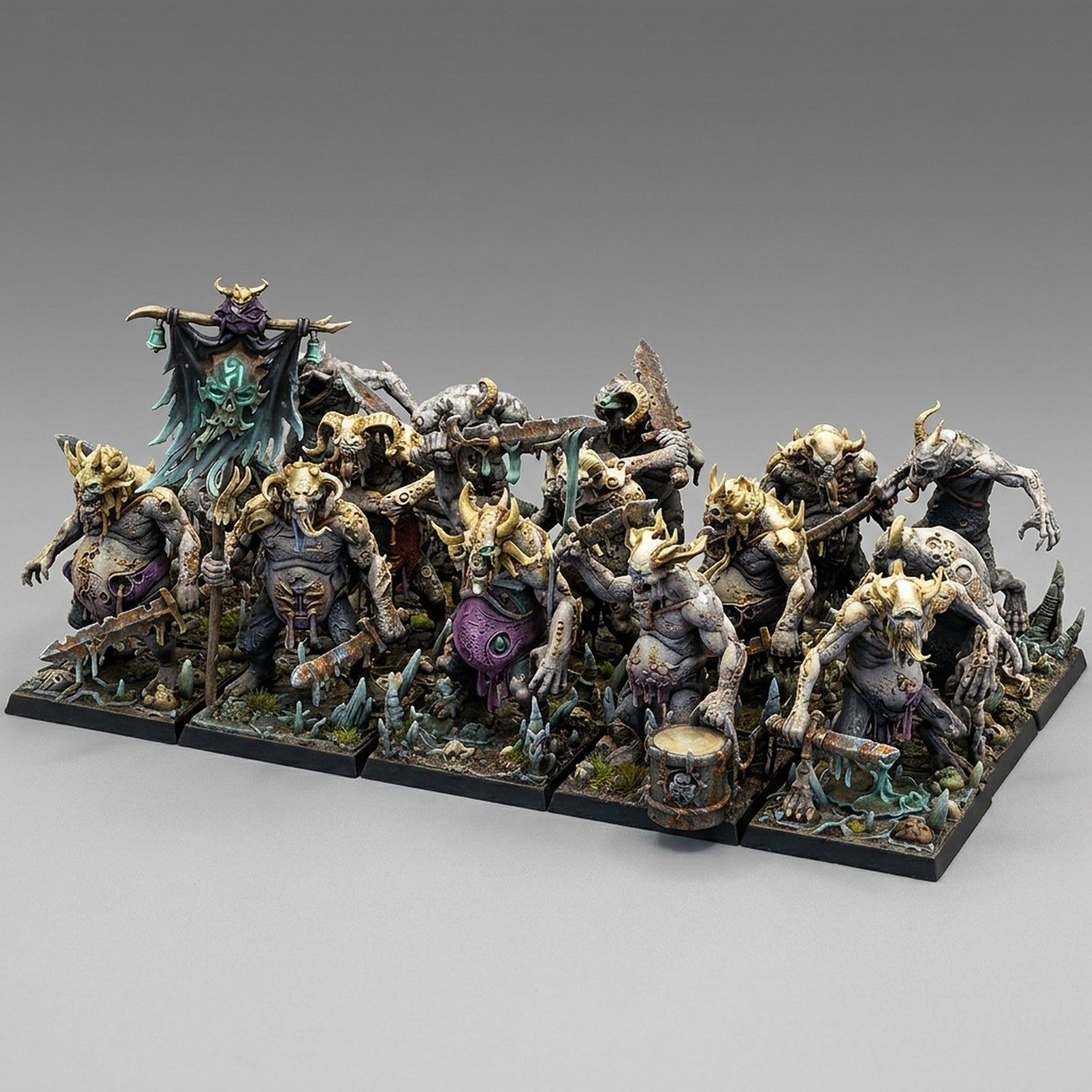 Miniatura Demonios Menores de la Plaga Reinos del Caos resina 32mm sin pintar - Drakholm