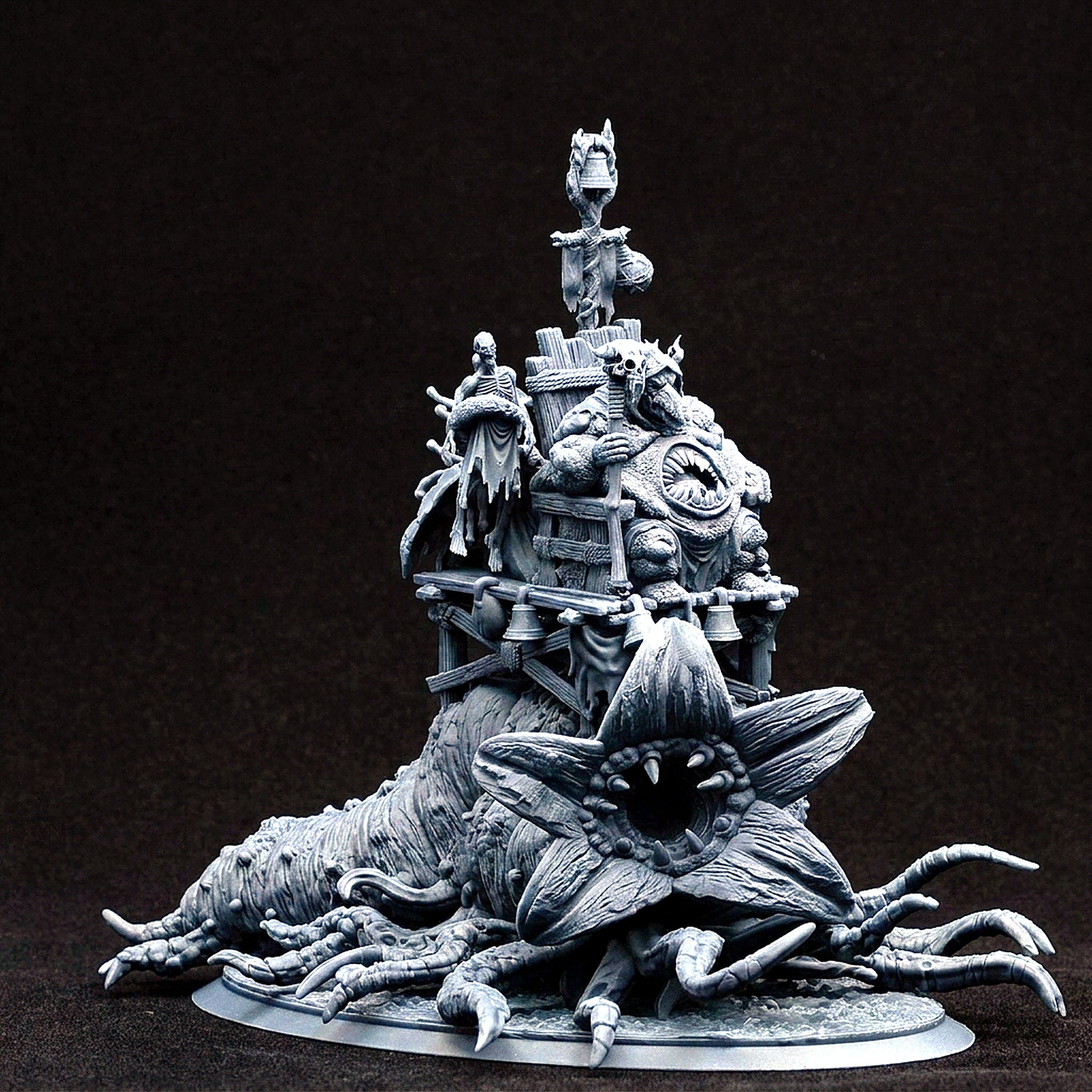 Miniatura Médico-Demonio sobre Horror Carnívoro Reinos del Caos resina 32mm sin pintar - Drakholm