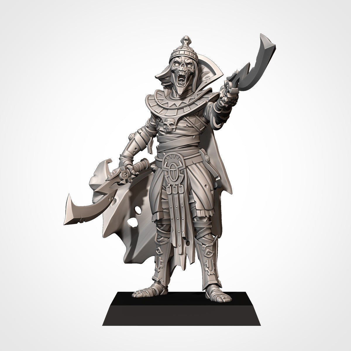 Miniatura Príncipe-Rey de la Duna Reyes Funerarios resina 32mm sin pintar - Drakholm