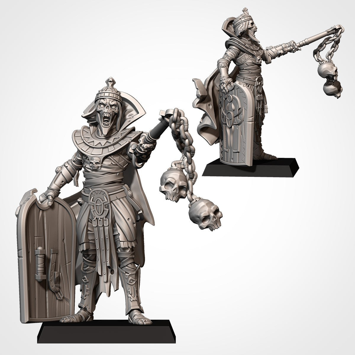 Miniatura Príncipe-Rey de la Duna Reyes Funerarios resina 32mm sin pintar - Drakholm