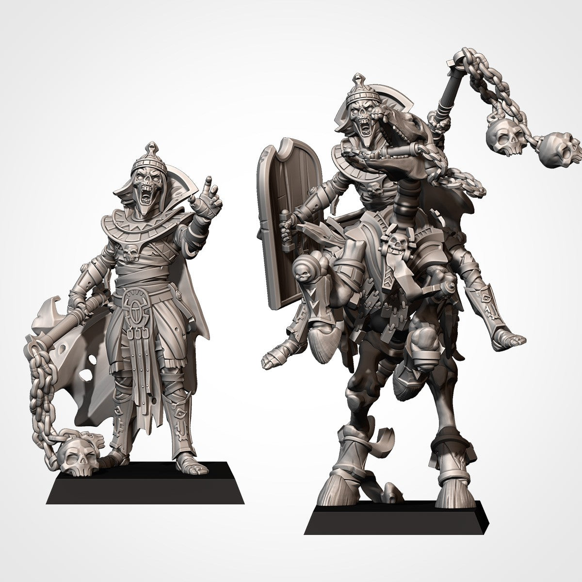 Miniatura Príncipe-Rey de la Duna Reyes Funerarios resina 32mm sin pintar - Drakholm