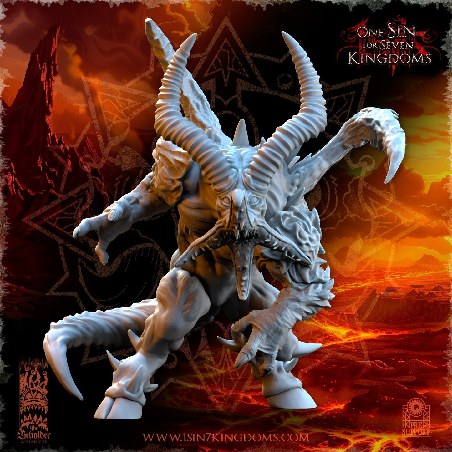 Miniatura Abominaciones del Yermo Reinos del Caos resina 32mm sin pintar - Drakholm