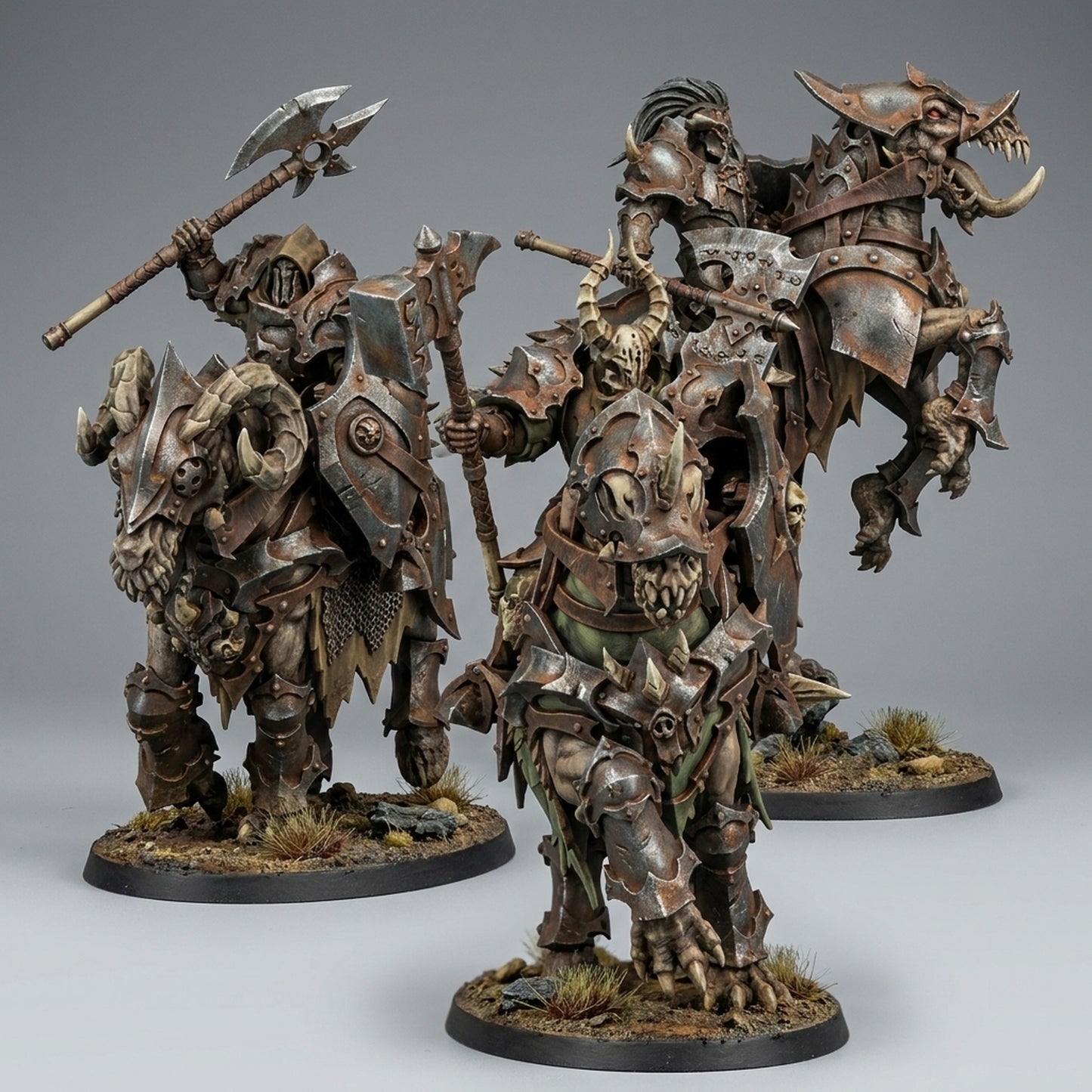 Miniatura Caballeros Ascendidos Reinos del Caos resina 32mm sin pintar - Drakholm