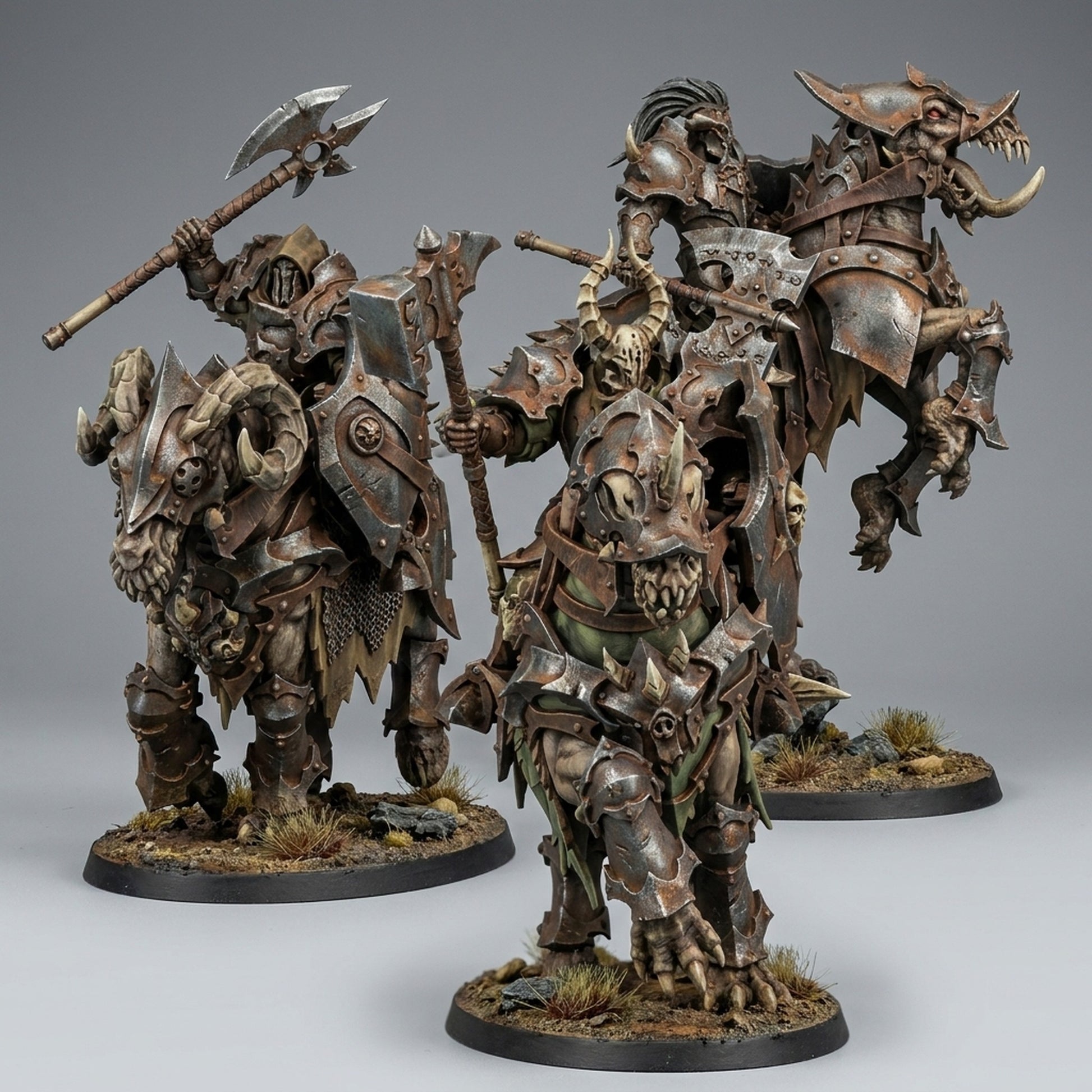 Miniatura Caballeros Ascendidos Reinos del Caos resina 32mm sin pintar - Drakholm