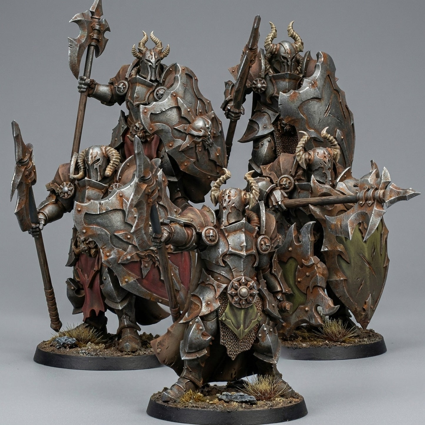 Miniatura Guerreros del Yermo Reinos del Caos resina 32mm sin pintar - Drakholm
