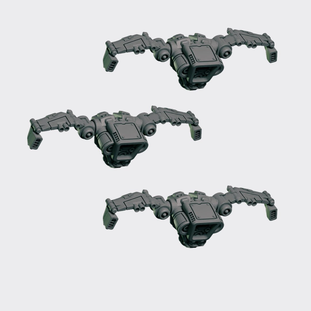 JetPack B — bits de conversión sci-fi grimdark de Greytide Studio, resina 32mm sin pintar