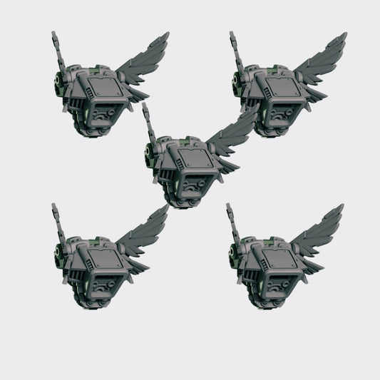 JetPack Eternal Pilgrims B — bits de conversión sci-fi grimdark de Greytide Studio, resina 32mm sin pintar