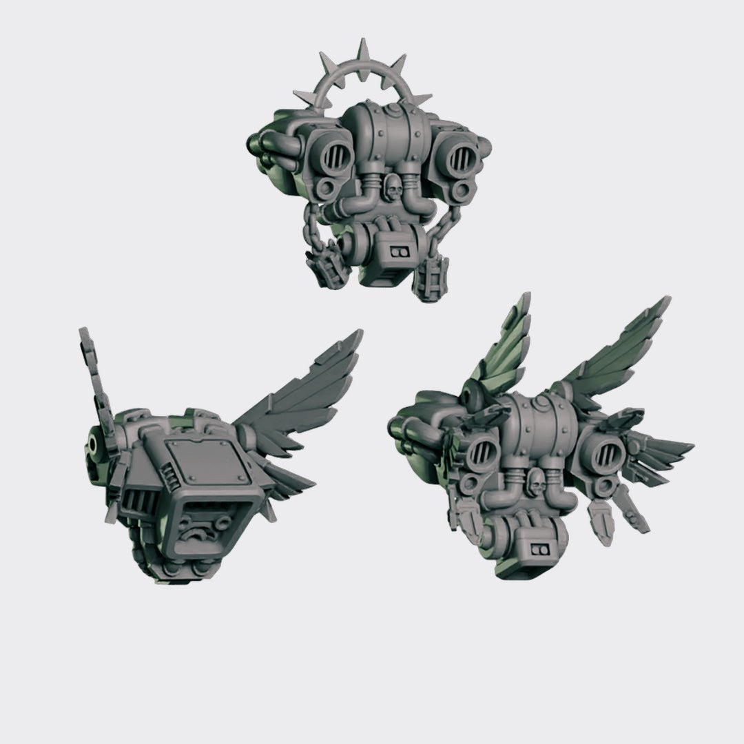 JetPack HQ Eternal Pilgrims — bits de conversión sci-fi grimdark de Greytide Studio, resina 32mm sin pintar