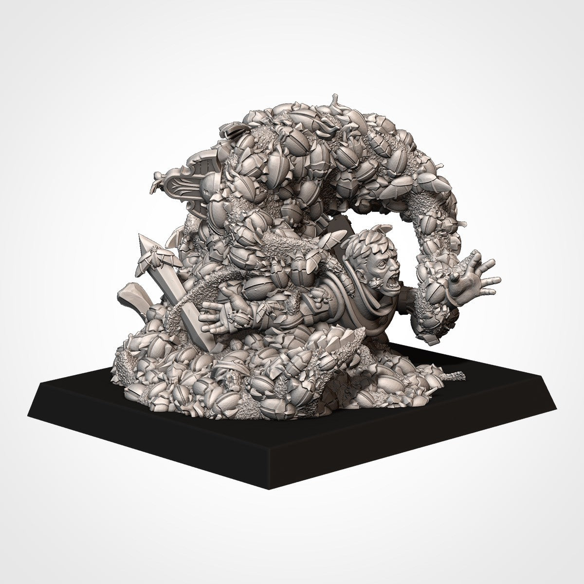 Miniatura Marea de Escarabajos de Arena Reyes Funerarios resina 32mm sin pintar - Drakholm