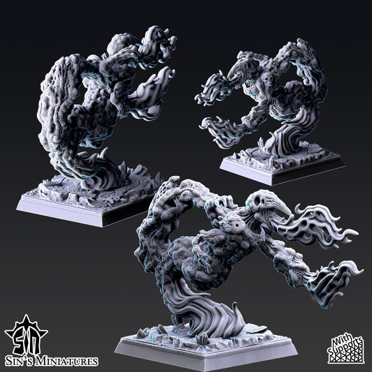 Abrasadores del Cambio · miniatura de resina 32 mm · Reinos del Caos · Drakholm