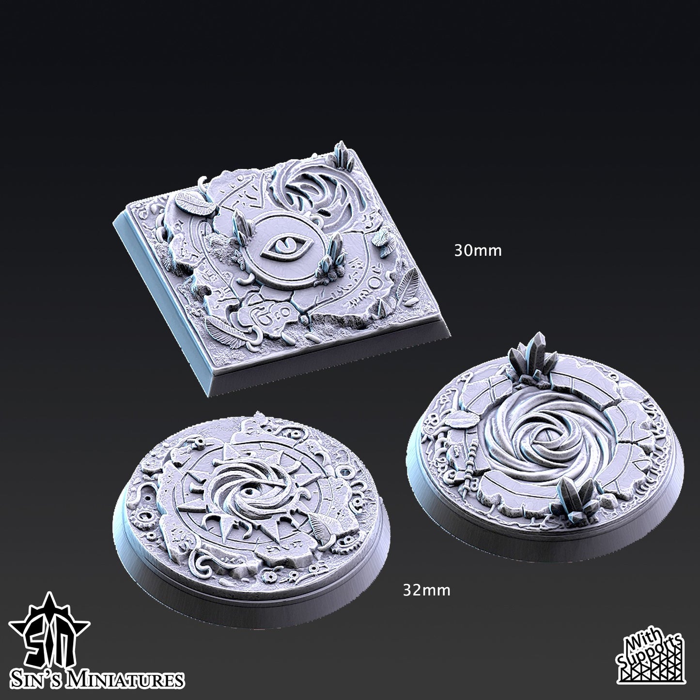 Miniatura Abrasadores del Cambio Reinos del Caos resina 32mm sin pintar - Drakholm