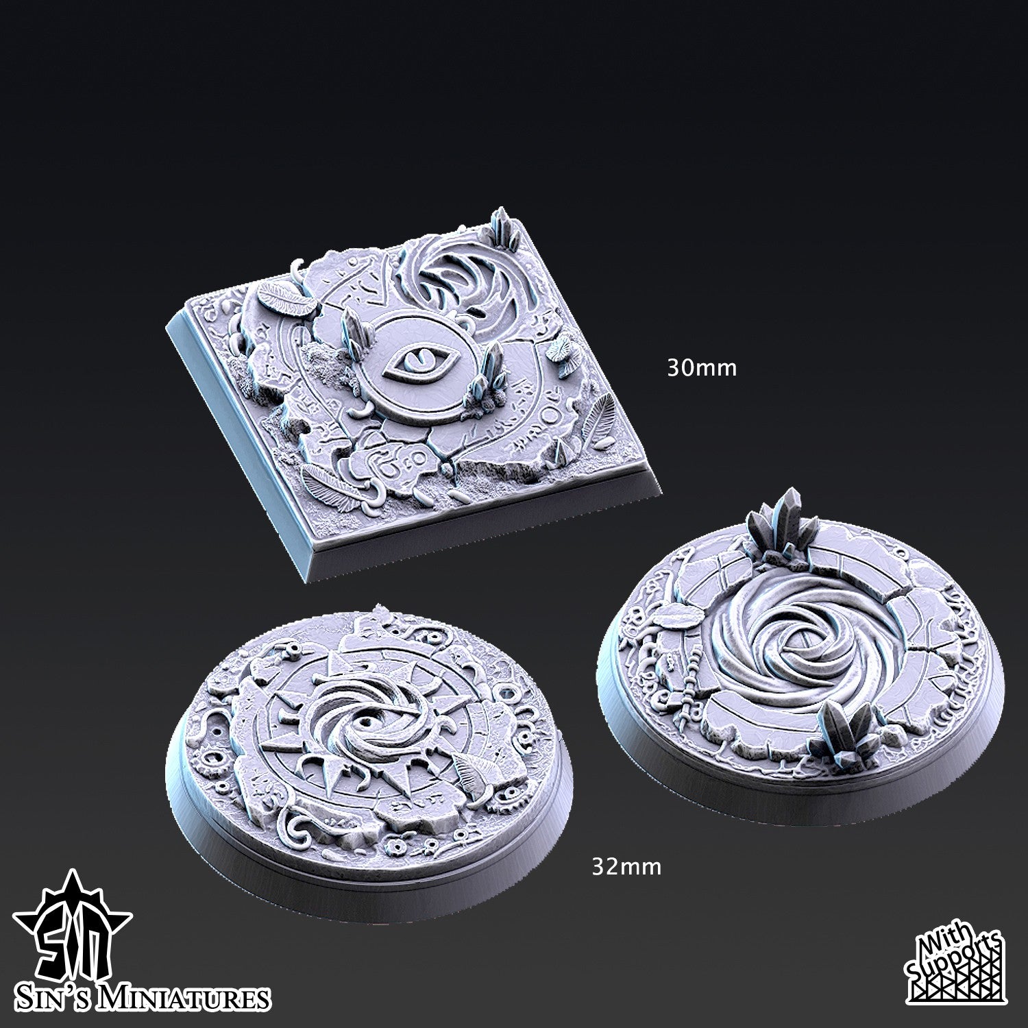 Miniatura Abrasadores del Cambio Reinos del Caos resina 32mm sin pintar - Drakholm