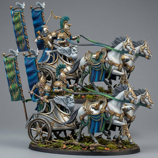 Miniatura Carros de guerra elfos Altos Elfos resina 32mm sin pintar - Drakholm
