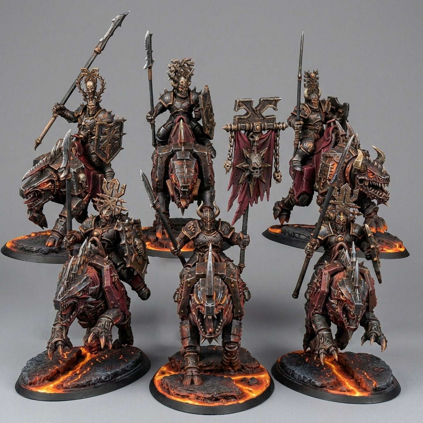Miniatura El Aplastacráneos Reinos del Caos resina 32mm sin pintar - Drakholm