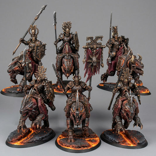 Miniatura El Aplastacráneos Reinos del Caos resina 32mm sin pintar - Drakholm