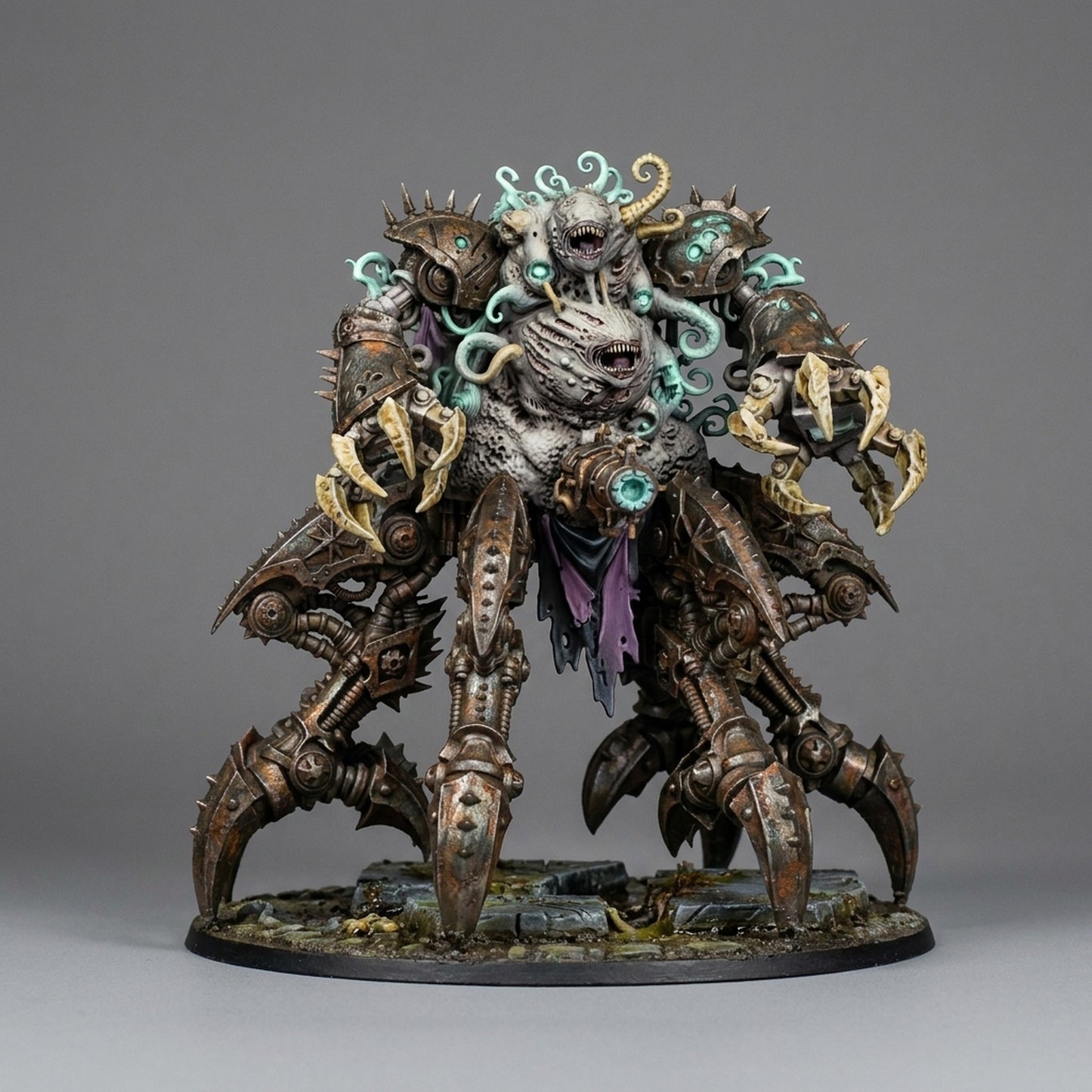 Miniatura Demonio del Alma de la Plaga Reinos del Caos resina 32mm sin pintar - Drakholm