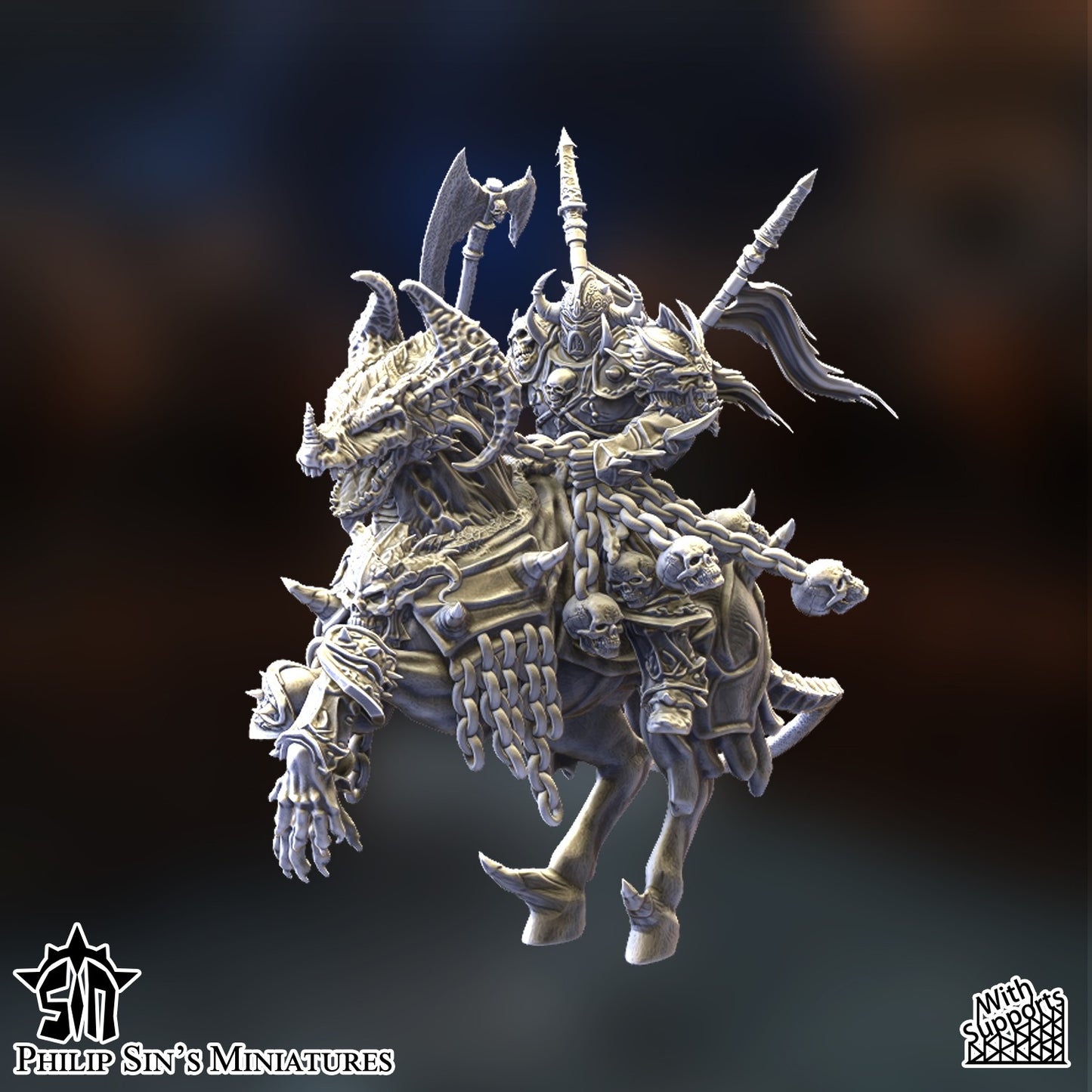 Miniatura La Espada del Primer Príncipe Reinos del Caos resina 32mm sin pintar - Drakholm