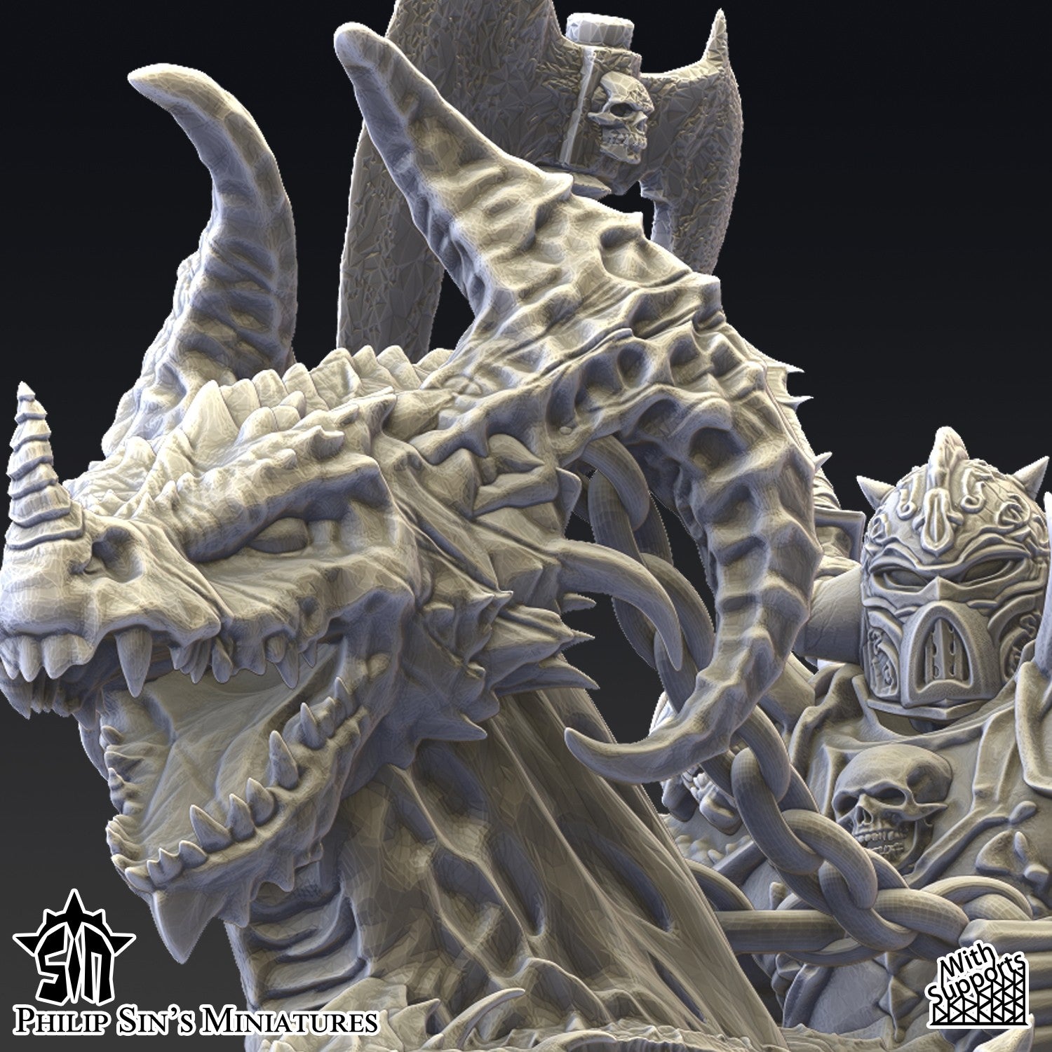 Miniatura La Espada del Primer Príncipe Reinos del Caos resina 32mm sin pintar - Drakholm