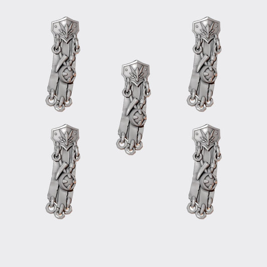 Tabardos Terminator Anvil Wardens A — bits de conversión sci-fi grimdark de Greytide Studio, resina 32mm sin pintar
