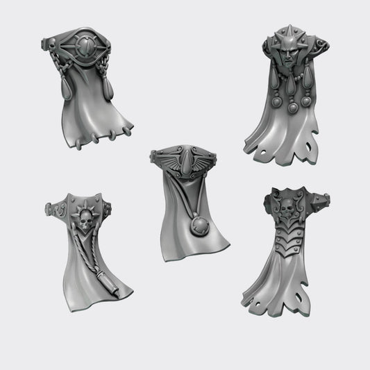 Tabardos Terminator Crimson Lords — bits de conversión sci-fi grimdark de Greytide Studio, resina 32mm sin pintar